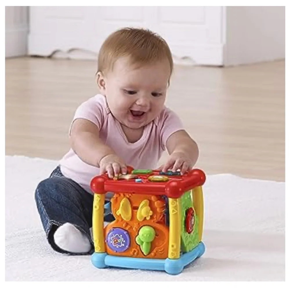 V-Tech Interactive Busy Learn Activity Cube for Babies